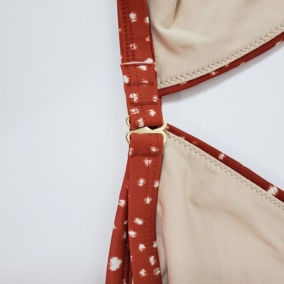 Chelsea28 Red‎ Elevated Triangle Bikini Top - Picture 6 of 8